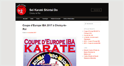 Desktop Screenshot of karateself.com